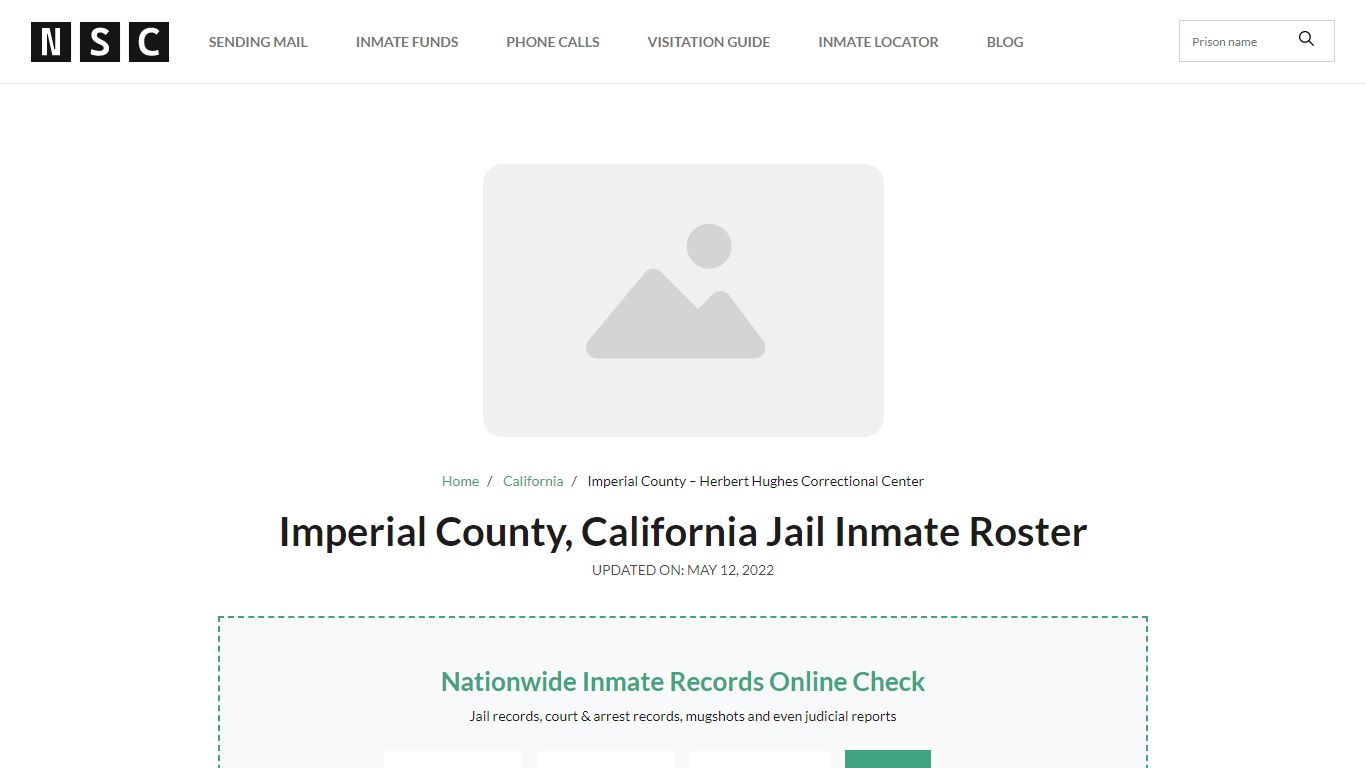 Imperial County, California Jail Inmate List